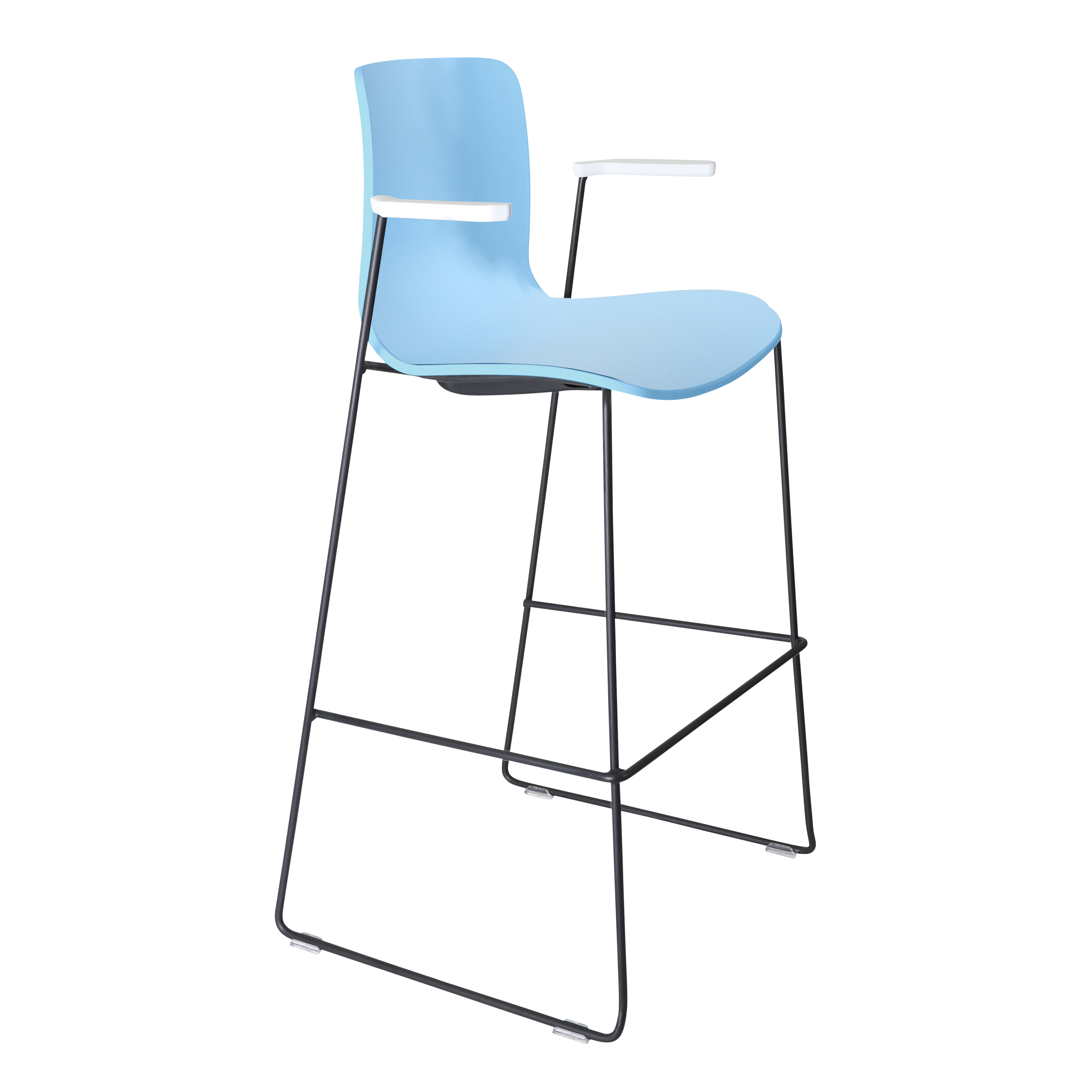 Acti Stool (Pale Blue / Stool Sled Base)